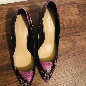New Coach leather shoes.